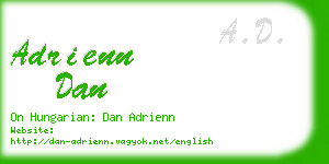 adrienn dan business card